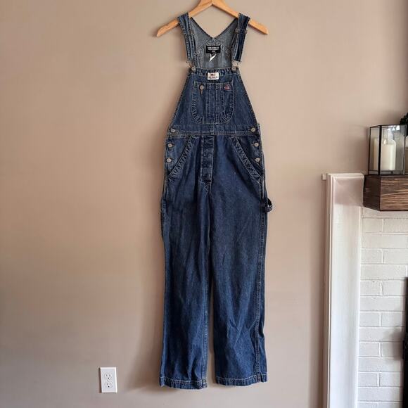 Vintage Polo Jeans Co Ralph Lauren Denim Carpenter Overalls 90s Size P Small - Picture 1 of 10